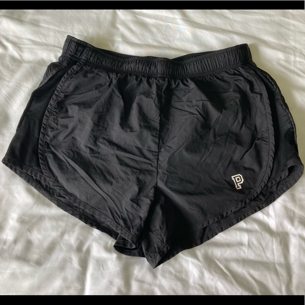 PINK athletic shorts, black, size medium
